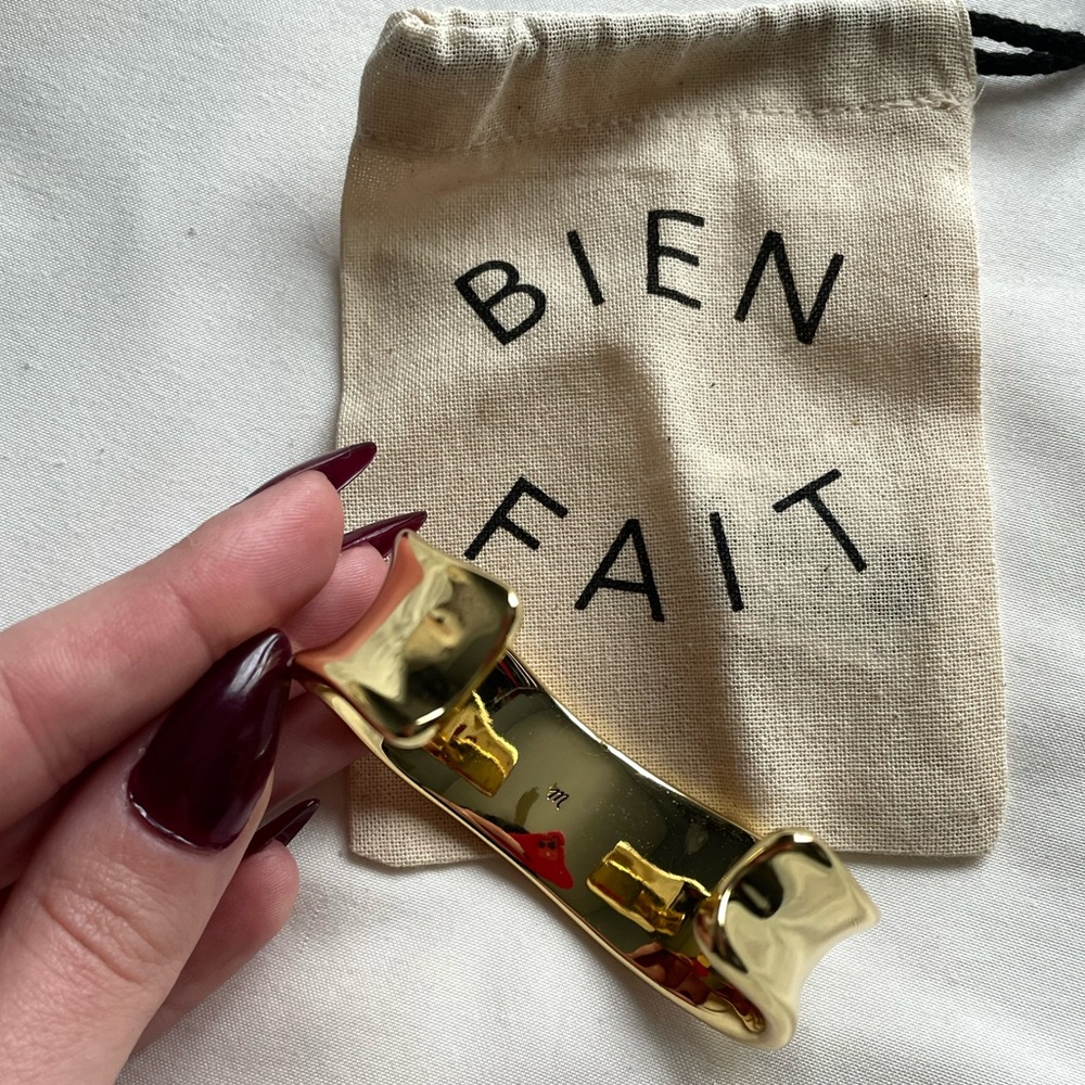 Madewell Gold Cuff Bracelet - Picture 3 of 6